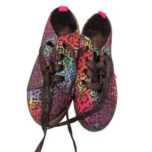 ☃️ ❤️Rainbow cheetah girls' sneakers 3 for $20